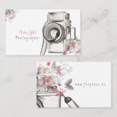 Photographer fotografo tarjeta de visita visitenkarte (Vorne/Hinten)