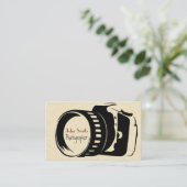 Photographer (fotografo videografo) tarjeta visitenkarte (Stehend Vorderseite)