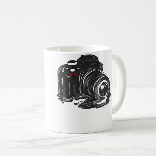 Photographer Melting Camera Photography Kaffeetasse (VorderseiteRechts)