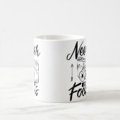 Photographer Never Lose Focus Camera Photography P Kaffeetasse (Mittel)
