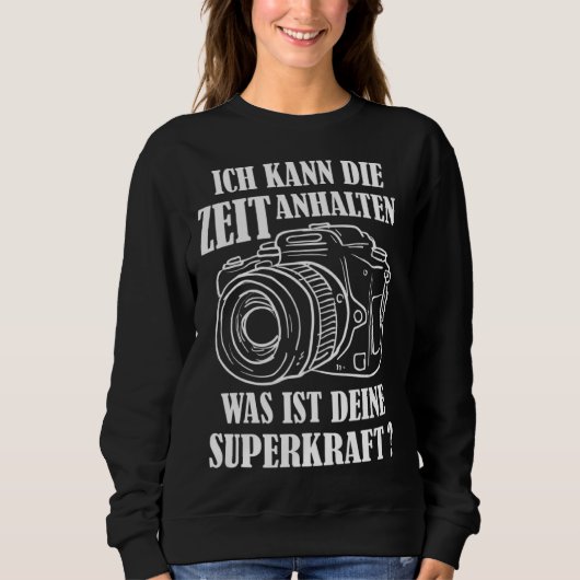 photographer photography camera gadget sweatshirt (Vorderseite)