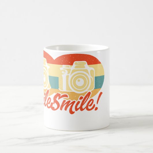 Photographer Photography Camera Smile Kaffeetasse (Mittel)