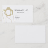 photographer visitenkarte (Vorne/Hinten)