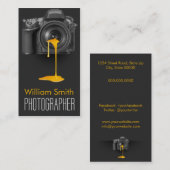 Photographer Visitenkarte (Vorne/Hinten)