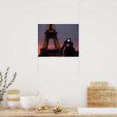 Photographing the Eiffel Tower with a smartphone Poster (Küche)
