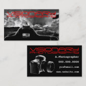 Photographische Industrie Visitenkarte (Vorne/Hinten)