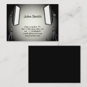 Photographische Lichter Visitenkarte (Vorne/Hinten)