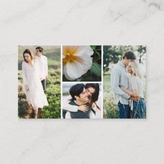 Photography Business Multiple Photos Visitenkarte