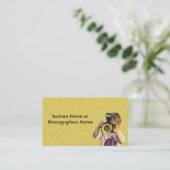 Photography Camera Store or Photographer Visitenkarte (Stehend Vorderseite)