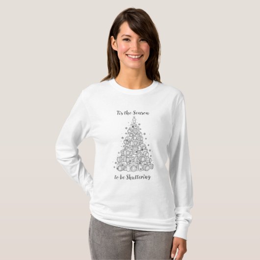 Photography Christmas Tree - Gift for Photograper T-Shirt (Vorne ganz)