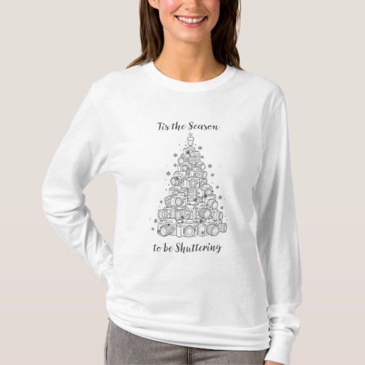 Photography Christmas Tree - Gift for Photograper T-Shirt (Vorderseite)