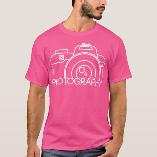 Photography 	 Cool Camera Photographer Gift Tee (Vorderseite)