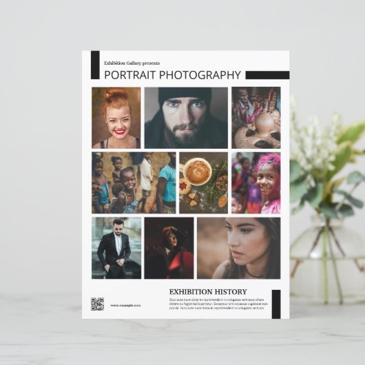 Photography Exhibition Flyer Template (Stehend Vorderseite)