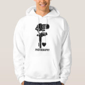 Photography Lover Camera Art Pullover Hoodie (Vorderseite)