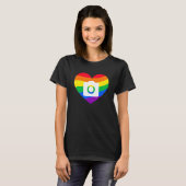Photography Lover, Photographer Gift, Rainbow Came T-Shirt (Vorne ganz)