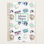 Photography planner Photo planner Cute cameras Planer (Vorderseite)