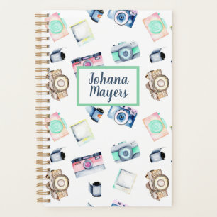 Photography planner Photo planner Cute cameras Planer