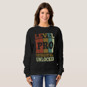Photography Skills Pro Unlocked Vintage Style Uniq Sweatshirt (Vorne ganz)