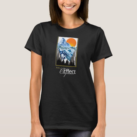 Photography term graphic Compression effect winter T-Shirt (Vorderseite)