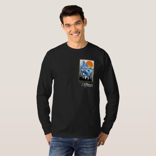 Photography term graphic Compression effect winter T-Shirt (Vorne ganz)
