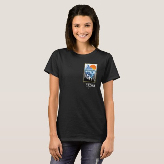 Photography term graphic Compression effect winter T-Shirt (Vorne ganz)