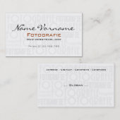 Photography Visitenkarte (Vorne/Hinten)