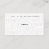 Photography Visitenkarte (Rückseite)