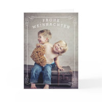 Gefaltete Feiertagskarte