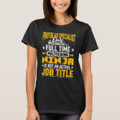 Photolab Specialist Job Title Foto Labrador Expert T-Shirt (Vorderseite)