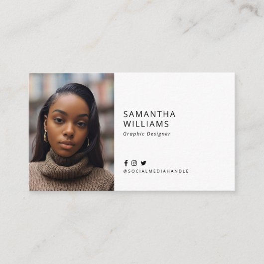 Photoleap Business Card Visitenkarte (Vorderseite)