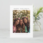 Photoleap Feiertagskarte (Stehend Vorderseite)