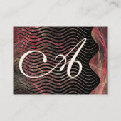 PHOTON WAVES GEM monogramm Dynamik Visitenkarte (Rückseite)
