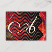 PHOTON WAVES GEM monogramm Dynamik Visitenkarte (Rückseite)