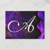 PHOTON WAVES GEM monogramm Dynamik Visitenkarte (Rückseite)