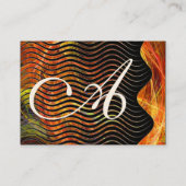 PHOTON WAVES Monogramm-Dynamik Visitenkarte (Rückseite)