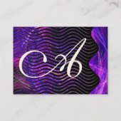 PHOTON WAVES Monogramm-Dynamik Visitenkarte (Rückseite)