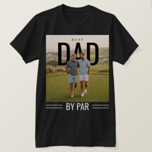 PhotoPop Bester Vater By Par Benutzerdefiniertes F T-Shirt