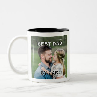 PhotoPop Bester Vater überhaupt von Par Benutzerde Zweifarbige Tasse