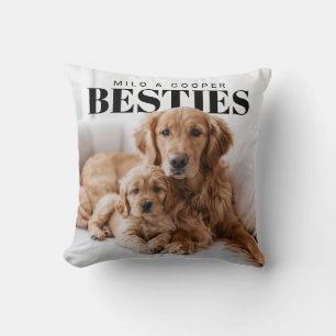 PhotoPop Besties Individuelles Haustierfoto Kissen