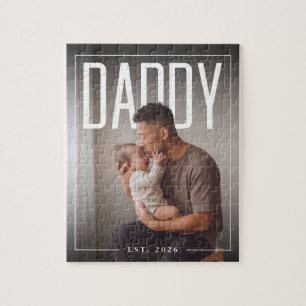 PhotoPop Daddy Est Benutzerdefiniertes Jahr Foto Puzzle