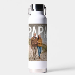 PhotoPop Liebt dich so sehr Papa Trinkflasche