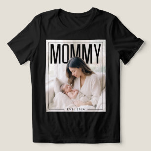 PhotoPop Mami Benutzerdefiniertes Foto Tri-Blend Shirt