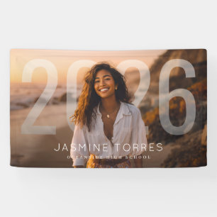 PhotoPop Minimales Jahres-Overlay-Abschluss Banner