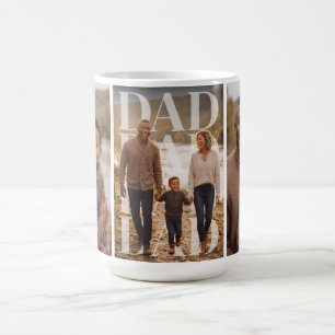 PhotoPop Papa 3 Foto Familien Collage Kaffeetasse