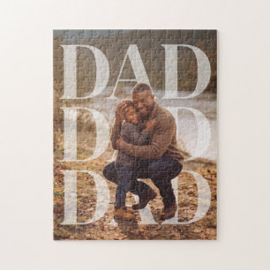 PhotoPop Papa Individuelles Familienfoto Puzzle