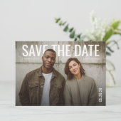 PhotoPop Save the Date Minimal (Stehend Vorderseite)