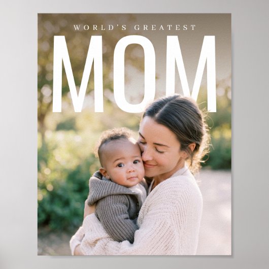 PhotoPop Weltbeste Mutter Benutzerfoto Poster (Vorne)