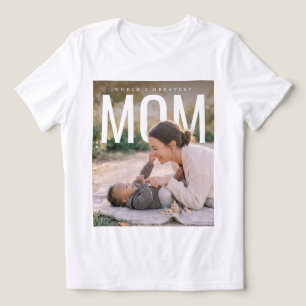 PhotoPop Weltbeste Mutter Benutzerfoto Tri-Blend Shirt
