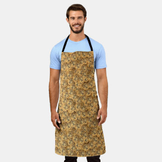 Photorealistic Chocolate Chip Cookie Apron Schürze