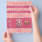 Photos With Santa In the Mall Flyer (Hand)